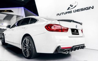 BMW 4シリーズ F32 クーペ トランク用カーボン リアスポイラー