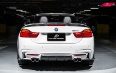 画像2: BMW 4シリーズ F33 カブリオレ トランク用カーボン リアスポイラー 本物DryCarbon ドライカーボン (2)