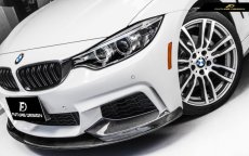 画像5: BMW 4シリーズ F32 F33 F36 Mスポーツ フロントバンパー用カーボン リップスポイラー 本物DryCarbon ドライカーボン (5)