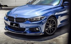 画像4: BMW 4シリーズ F32 F33 F36 Mスポーツ フロントバンパー用カーボン リップスポイラー 本物DryCarbon ドライカーボン (4)