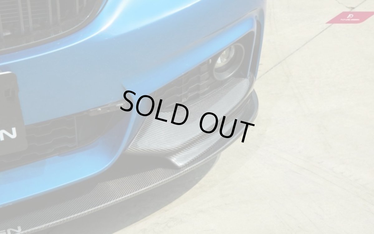 画像5: BMW 4シリーズ F32 F33 F36 Mスポーツ フロントバンパー用カーボン リップスポイラー 本物DryCarbon ドライカーボン (5)