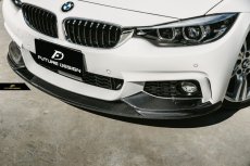 画像8: BMW 4シリーズ F32 F33 F36 Mスポーツ フロントバンパー用カーボン リップスポイラー 本物DryCarbon ドライカーボン (8)
