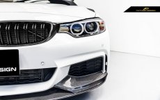 画像3: BMW 4シリーズ F32 F33 F36 Mスポーツ フロントバンパー用カーボン リップスポイラー 本物DryCarbon ドライカーボン (3)