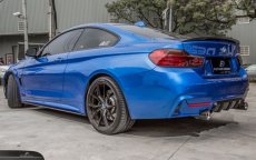 画像3: BMW 4シリーズ F32 F33 Mスポーツ ステップ用サイドスカート スポイラー 本物DryCarbon ドライカーボン (3)