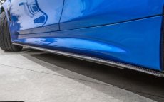画像4: BMW 4シリーズ F32 F33 Mスポーツ ステップ用サイドスカート スポイラー 本物DryCarbon ドライカーボン (4)