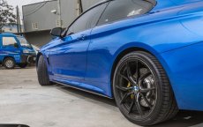 画像5: BMW 4シリーズ F32 F33 Mスポーツ ステップ用サイドスカート スポイラー 本物DryCarbon ドライカーボン (5)