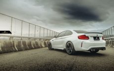 画像4: BMW F87 M2 competition リアバンパー用リア ディフューザー 本物DryCarbon ドライカーボン (4)