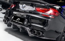 画像4: BMW 6シリーズ F06 F12 F13 M6 バンパー用カーボン ディフューザー DryCarbon ドライカーボン M6 (4)