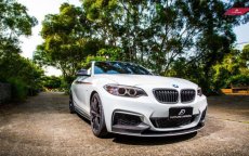 画像10: BMW 2シリーズ F22 Mスポーツ フロント用カーボン リップスポイラー Carbon (10)