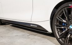 画像2: BMW 2シリーズ F22 Mスポーツ 用 サイドスカート本物DryCarbon ドライカーボン (2)