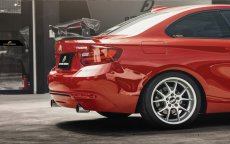 画像1: BMW 2シリーズ F22 トランク用リアウィング 本物DryCarbon ドライカーボン (1)