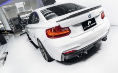 画像2: BMW 2シリーズ F22 トランク用リアウィング 本物DryCarbon ドライカーボン (2)