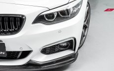 画像6: BMW 2シリーズ F22 Mスポーツ フロント用カーボン リップスポイラー Carbon (6)
