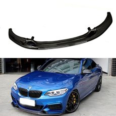 画像1: BMW 2シリーズ F22 Mスポーツ フロント用カーボン リップスポイラー Carbon (1)