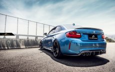 画像3: BMW F87 M2 competition リアバンパー用リア ディフューザー 本物DryCarbon ドライカーボン (3)