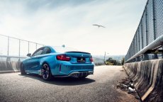 画像8: BMW F87 M2 competition リアバンパー用リア ディフューザー 本物DryCarbon ドライカーボン (8)