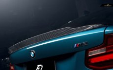 画像1: BMW F87 M2 トランク用リアスポイラー 本物DryCarbon ドライカーボン (1)