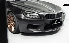 画像6: BMW 6シリーズ F06 F12 F13 M6フロント用リップスポイラー DryCarbon ドライカーボン (6)