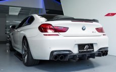 画像2: BMW 6シリーズ F06 F12 F13 M6 ディフューザー 本物DryCarbon ドライカーボン (2)