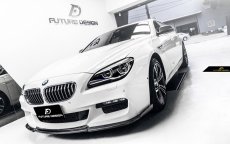 画像2: BMW 6シリーズ F06 F12 F13 フロント用リップスポイラー Carbon カーボン (2)