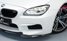 画像2: BMW 6シリーズ F06 F12 F13 M6フロント用リップスポイラー DryCarbon ドライカーボン (2)