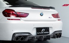 画像1: BMW 6シリーズ F06 F12 F13 M6 ディフューザー 本物DryCarbon ドライカーボン (1)