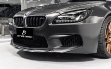 画像10: BMW 6シリーズ F06 F12 F13 M6フロント用リップスポイラー DryCarbon ドライカーボン (10)