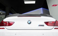 画像4: BMW 6シリーズ F06 F13 トランク用リアスポイラー 本物DryCarbon ドライカーボン (4)