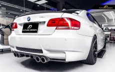 画像4: BMW 3シリーズ E92 E93 M3専用 リア ディフューザー 本物Drycarbon ドライカーボン (4)