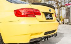 画像3: BMW 3シリーズ E92 E93 M3専用 リア ディフューザー 本物Drycarbon ドライカーボン (3)