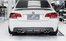 画像1: BMW 3シリーズ E92 E93 Mスポーツ専用 リア ディフューザー 本物Drycarbon ドライカーボン (1)