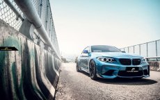 画像4: BMW F87 M2 フロントバンパー用リップスポイラー 本物DryCarbon ドライカーボン (4)