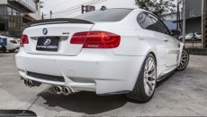 画像4: BMW 3シリーズ E92 M3専用 リア カナード 本物Drycarbon ドライカーボン (4)