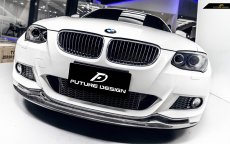 画像2: BMW 3シリーズ E92 E93 Mスポーツ LCI 後期専用 フロント用リップスポイラー 本物carbon カーボン (2)