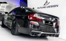 画像2: BMW 5シリーズ F10 セダン トランク用リアスポイラー 本物ドライカーボン DryCarbon  (2)