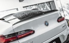画像8: BMW X4 G02 トランク用リアスポイラー 本物DryCarbon ドライカーボン  (8)