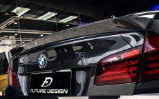 画像5: BMW 5シリーズ F10 セダン トランク用リアスポイラー 本物ドライカーボン DryCarbon  (5)