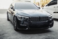 画像6: BMW G30 セダン G31 ツーリング フロント用 ダイヤモンド 艶ありブラックキドニーグリル センターグリル (6)