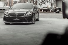 画像2: BENZ メルセデス・ベンツ S-Class W222 S63 フロントバンパー用リップスポイラー 本物DryCarbon ドライカーボン (2)