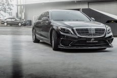 画像4: BENZ メルセデス・ベンツ S-Class W222 S63 フロントバンパー用リップスポイラー 本物DryCarbon ドライカーボン (4)