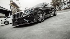 画像9: BENZ メルセデス・ベンツ S-Class W222 S63 フロントバンパー用リップスポイラー 本物DryCarbon ドライカーボン (9)