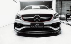 画像2: BENZ メルセデス・ベンツ CLA-Class W117 CLA45ルック グリル  マットシルバー仕様 (2)