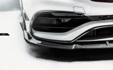 画像17: BENZ メルセデス・ベンツ CLA-Class W117 LCI 後期 フロントバンパー用リップスポイラー 本物DryCarbon ドライカーボン (17)