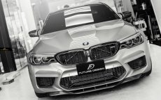 画像10: BMW 5シリーズ F90 M5 フロントバンパー用リップスポイラー DryCarbon 本物ドライカーボン (10)