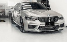 画像11: BMW 5シリーズ F90 M5 フロントバンパー用リップスポイラー DryCarbon 本物ドライカーボン (11)