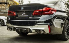 画像3: BMW 5シリーズ F90 M5 トランク用リアスポイラー DryCarbon 本物ドライカーボン (3)