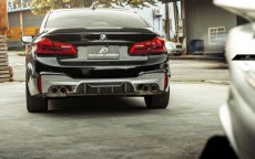 画像3: BMW 5シリーズ F90 M5 リアトバンパー用 カーボン ディフューザー DryCarbon 本物ドライカーボン (3)