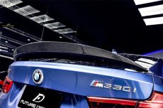 画像1: BMW 3シリーズ F34 3GT トランク用カーボン リアスポイラー ウィング 本物DryCarbon ドライカーボン (1)