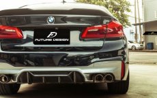 画像2: BMW 5シリーズ F90 M5 トランク用リアスポイラー DryCarbon 本物ドライカーボン (2)