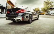 画像4: BMW 5シリーズ F90 M5 トランク用リアスポイラー DryCarbon 本物ドライカーボン (4)